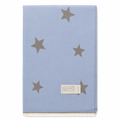New Star Super Soft Stole Scarf – Bright Blue & Light Grey - Heritage Of Scotland - LIGHT BLUE/LIGHT GREY / One Size