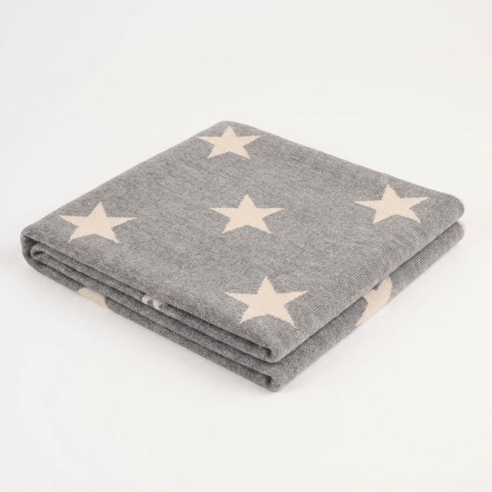 New Star Super Soft Stole Scarf – Cream & Light Grey - Heritage Of Scotland -