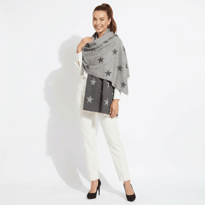 New Star Super Soft Stole Scarf – Grey - Heritage Of Scotland -