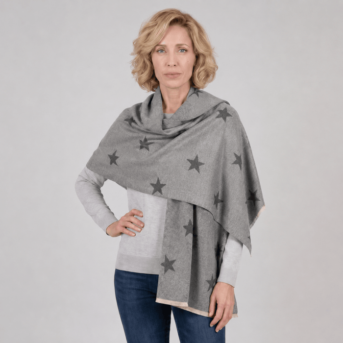 New Star Super Soft Stole Scarf – Grey - Heritage Of Scotland -