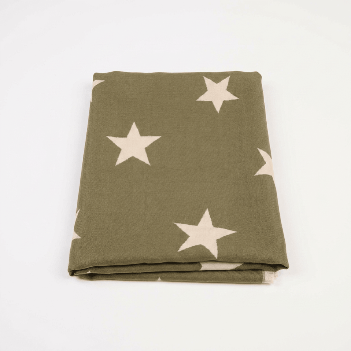 New Star Super Soft Stole Scarf – Olive and Beige - Heritage Of Scotland -