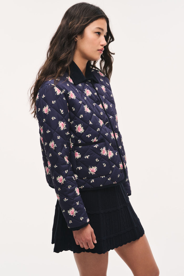 Norinda Floral Quilted Jacket