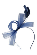 Nyla Fascinator NAVY - Accessory - Morgan and Taylor