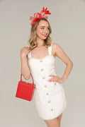 Nyla Fascinator Red - Accessory - Morgan and Taylor