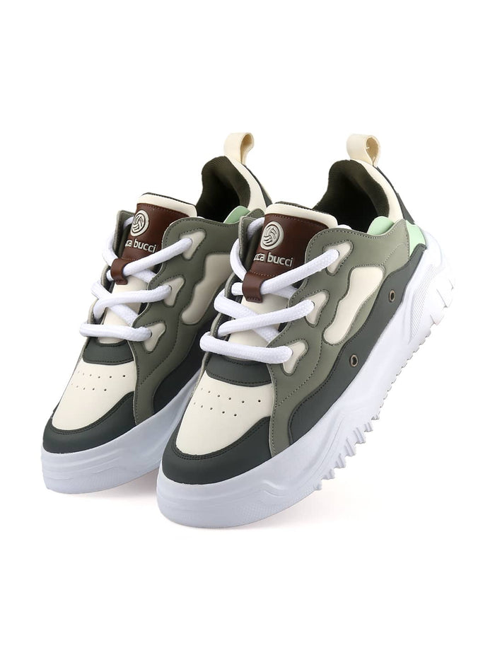 Bacca Bucci OG TerraForge Low-Top Series: Bold Street-Ready Sneakers with Signature Chunky Traction Sole