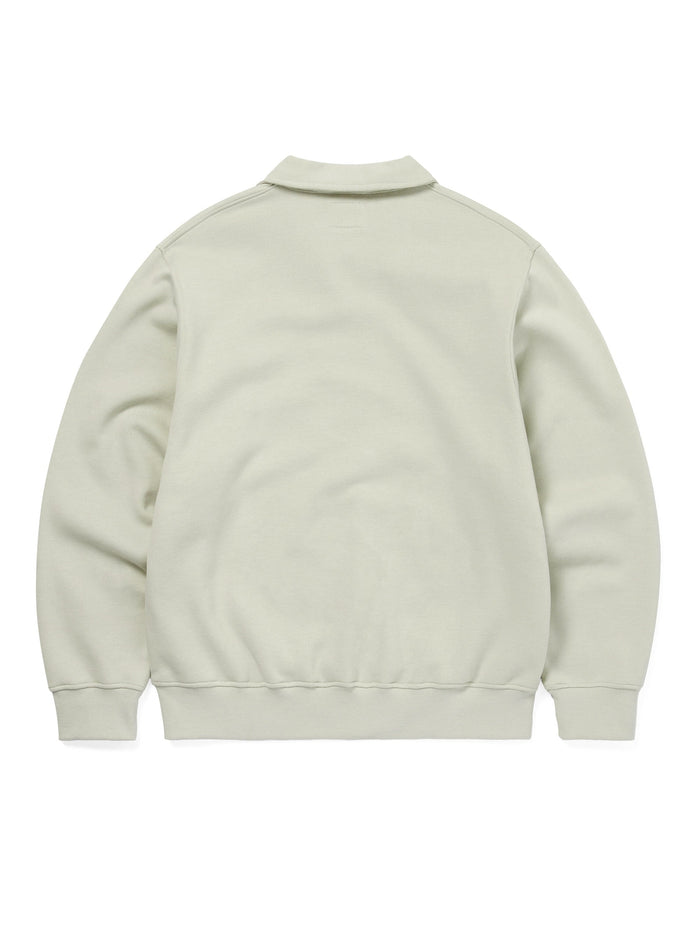 Open Collar Sweatshirt
