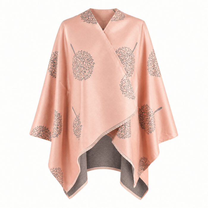 Original Tree Super Soft Cape - Dusky Pink - Heritage Of Scotland -