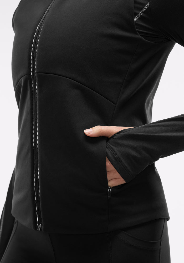 Padded Full Zip Run Vest