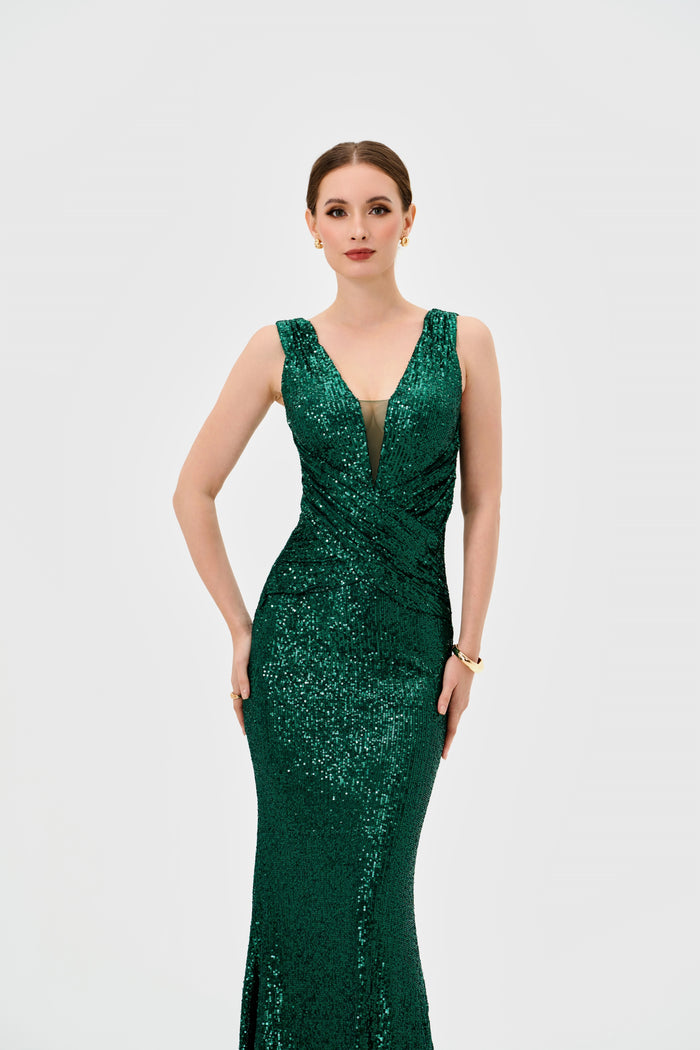 Paislee Sequin Maxi Gown - Dress - Bariano