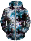 Party God Galaxy Unisex Zip-Up Hoodie Set 4 Lyfe Epic Hoodie
