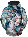 Post Revelation Unisex Zip-Up Hoodie Riza Peker Epic Hoodie