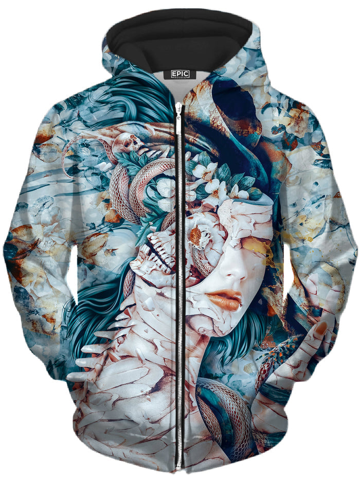 Post Revelation Unisex Zip-Up Hoodie Riza Peker Epic Hoodie