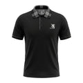Rampant Lion Scotland Polo Shirt Black - Heritage Of Scotland - BLACK / XS