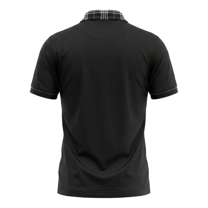 Rampant Lion Scotland Polo Shirt Black - Heritage Of Scotland - BLACK / XS