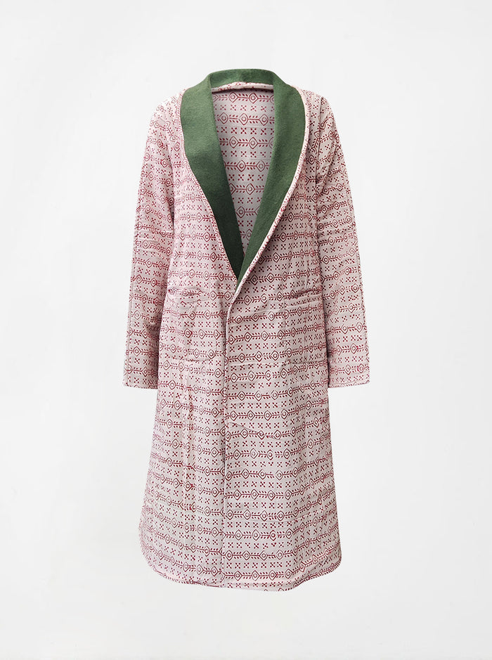 reversible recycled wool coat custom