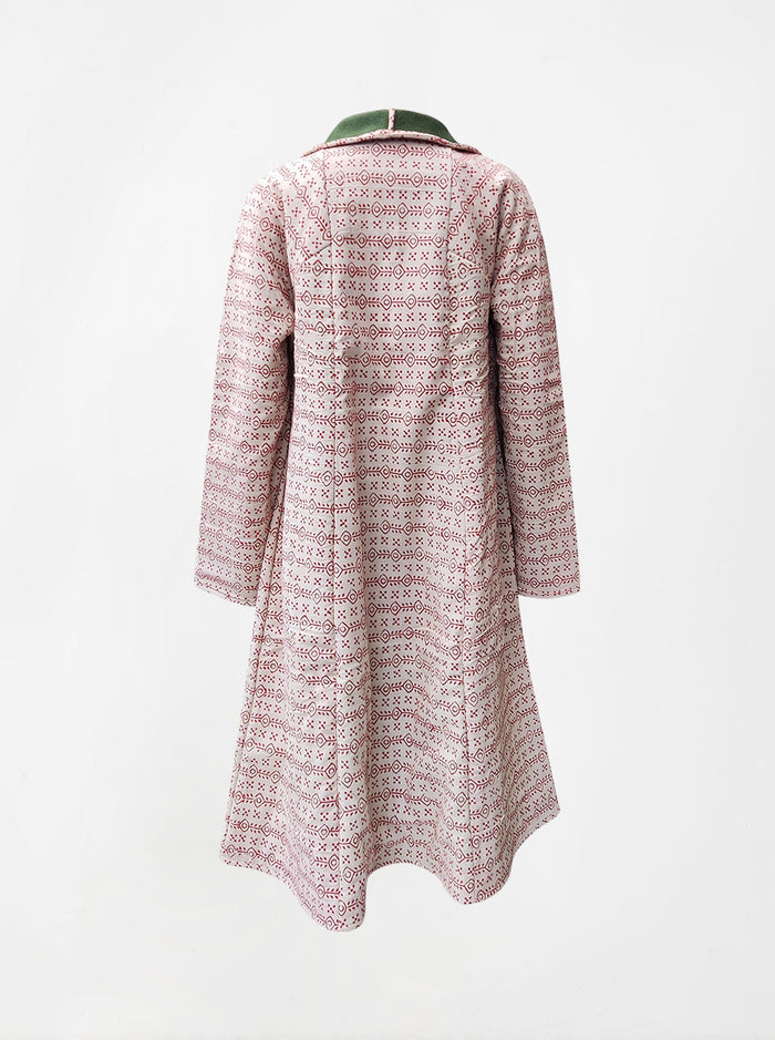 reversible recycled wool coat custom