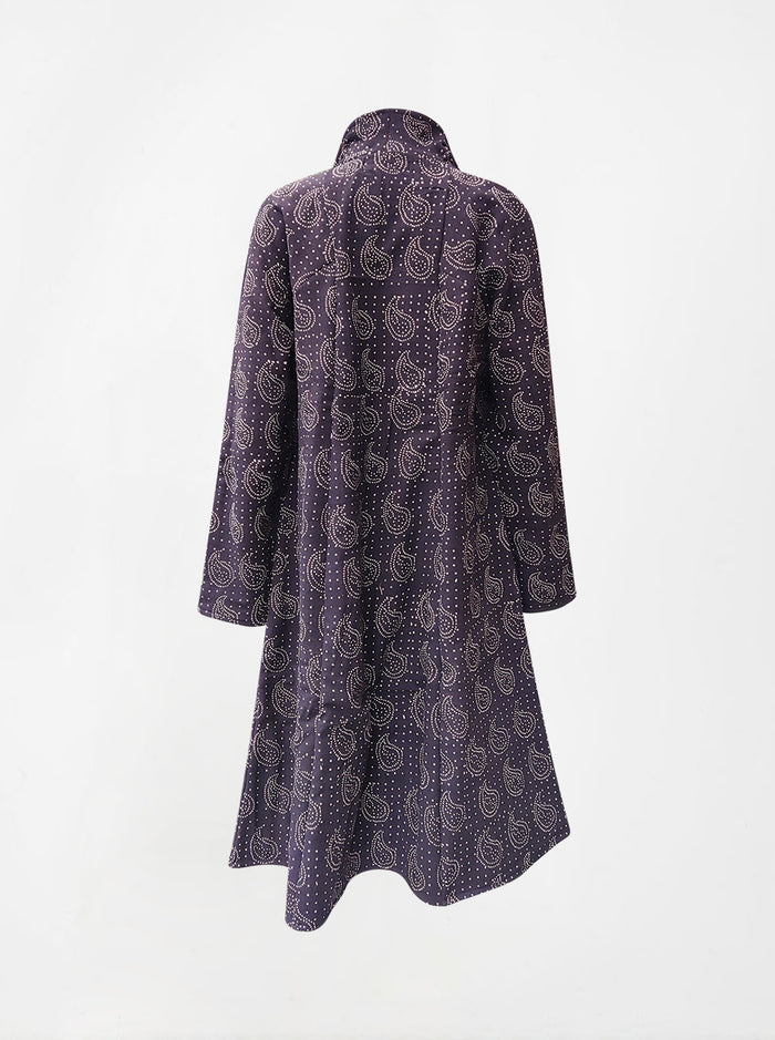 reversible recycled wool coat custom