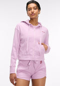 Rib Crop Hoodie