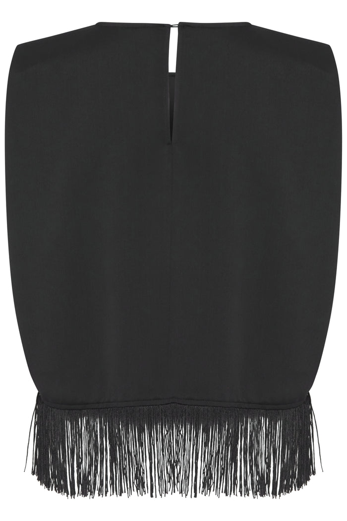 Ricco Sleeveless Top (Black)