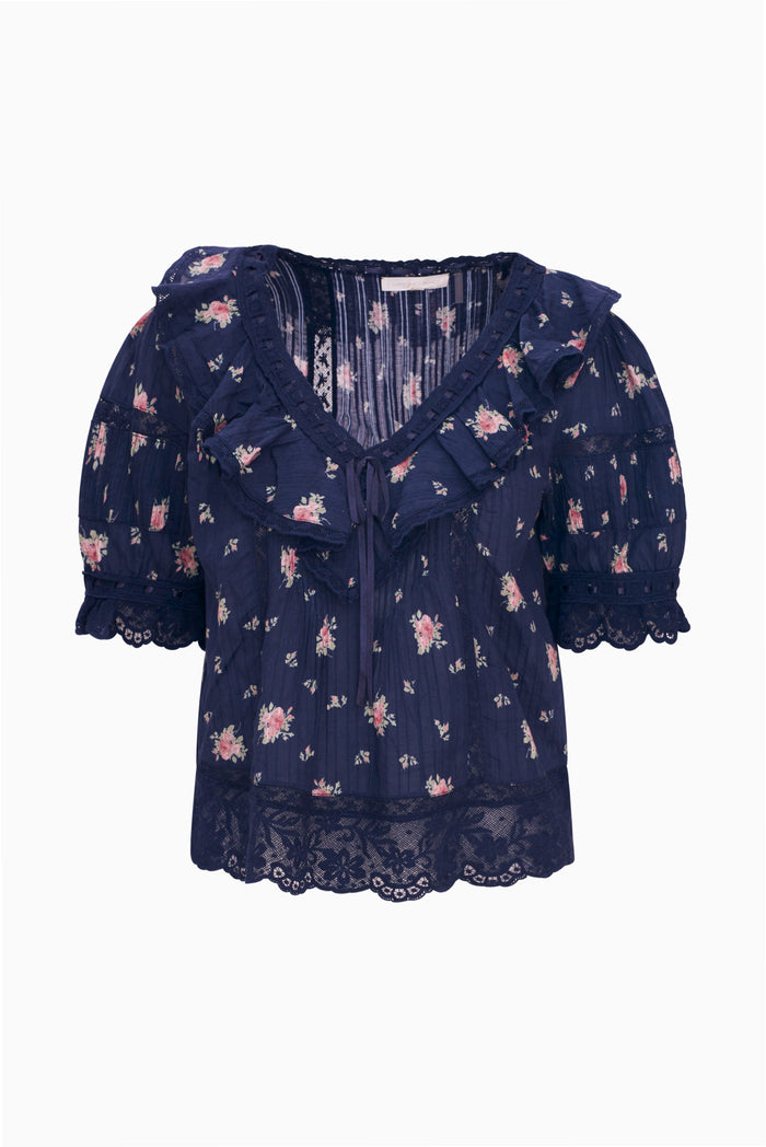 Romilly Floral Cotton Blouse