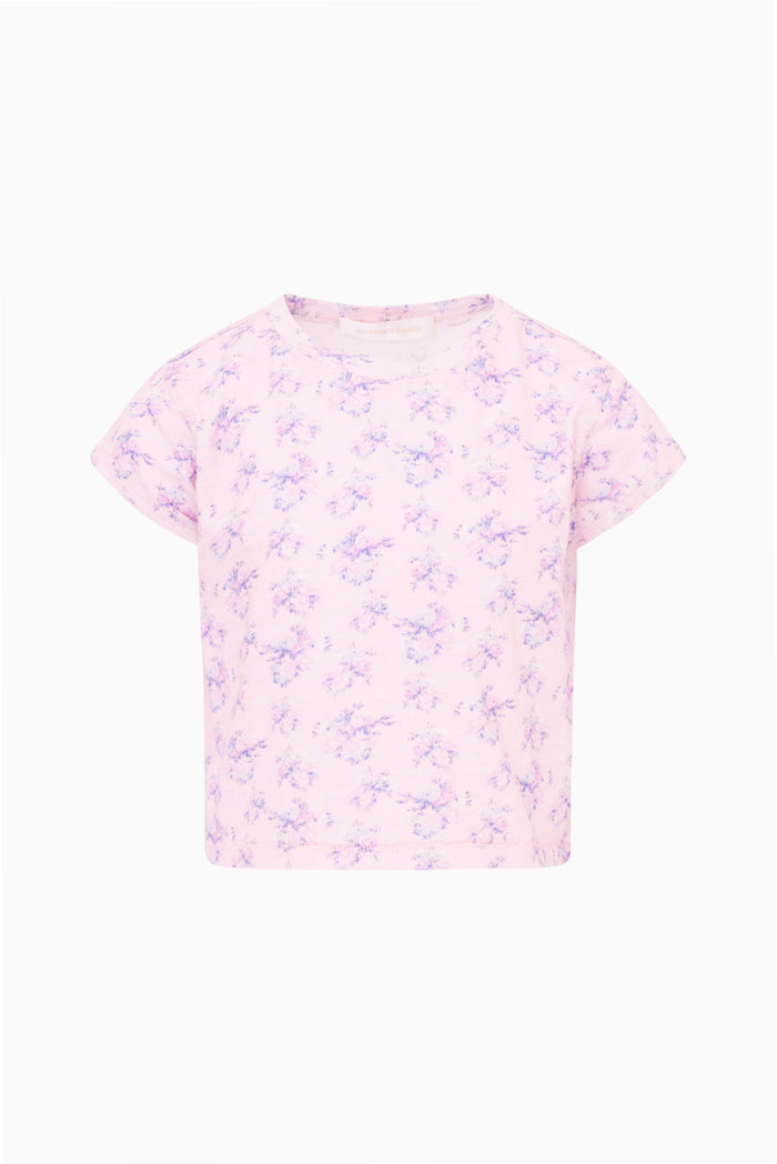 Rubin Iced Mauve Cropped Tee