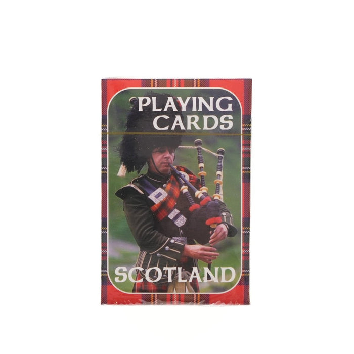 Scottish Playing Cards – Castles, Piper, Highland Coo, or Westie Designs - Heritage Of Scotland - Tartan Piper
