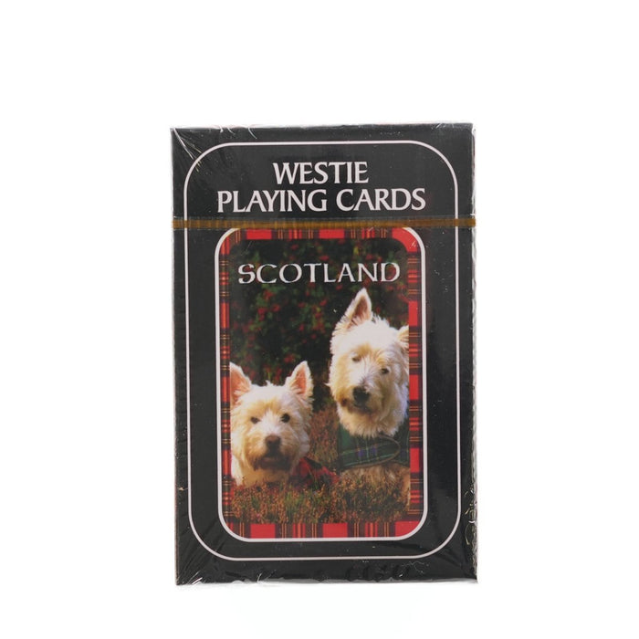 Scottish Playing Cards – Castles, Piper, Highland Coo, or Westie Designs - Heritage Of Scotland - Westies