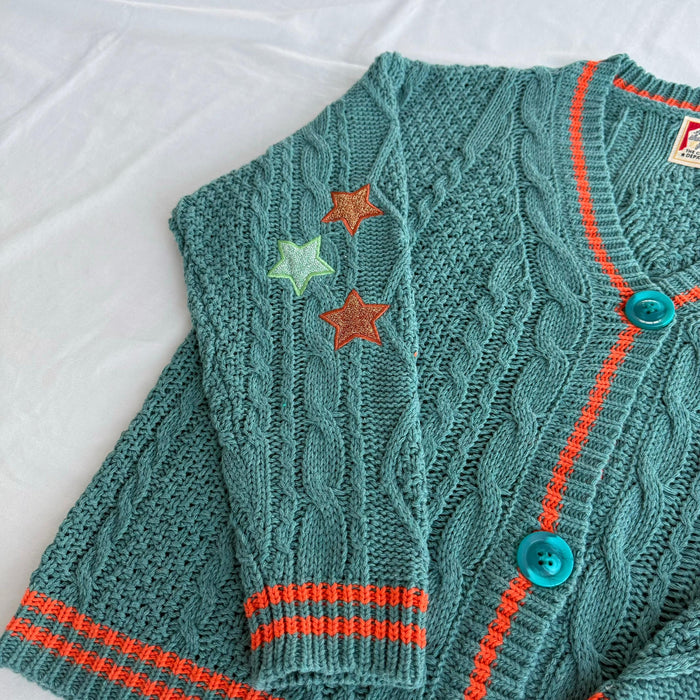 SHOWGIRL Star Cable Knit Cardigan ❤️‍🔥✨