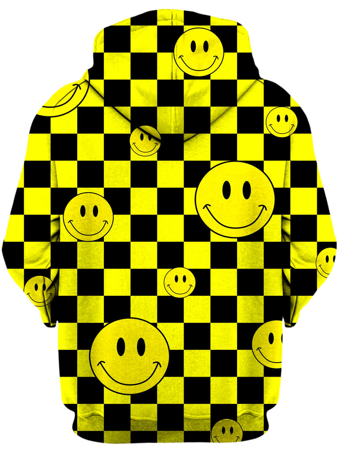 Smile Checkerboard Unisex Hoodie Sartoris Art Epic Hoodie
