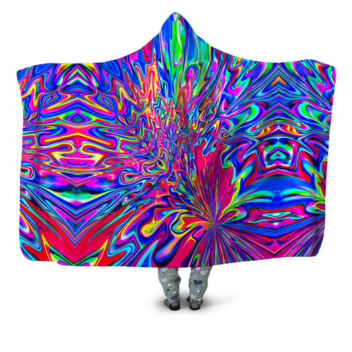 Sonic Blooming Hooded Blanket Psychedelic Pourhouse Epic Hoodie