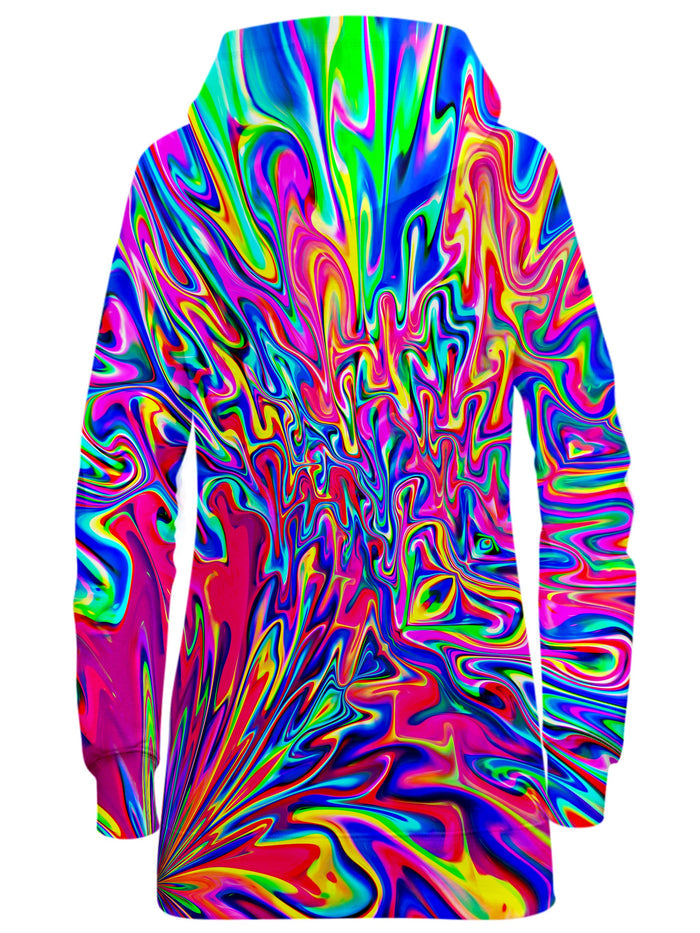 Sonic Blooming Hoodie Dress Psychedelic Pourhouse Epic Hoodie