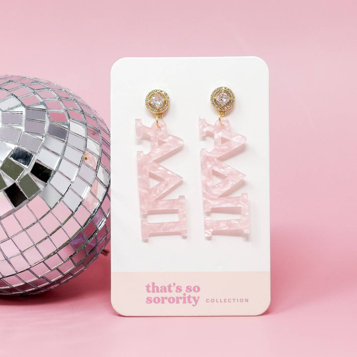 Sorority Acrylic Earrings