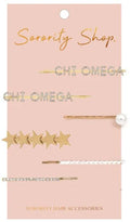 Sorority Hair Clips.