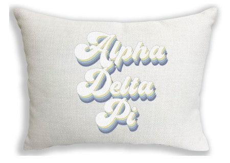 Sorority Retro Throw Pillow.