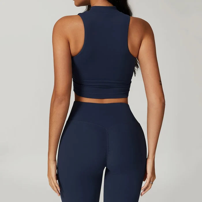 SPARK Athletic Set High Neck Vest ZC8796