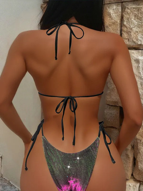 SPARK Sexy Bandage Shine Bikini CS6667