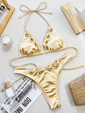 SPARK Sexy Gold Swimsuit CSD666Q
