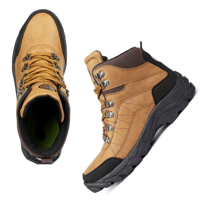 mens snow boots ,mens waterproof boots , high top boots