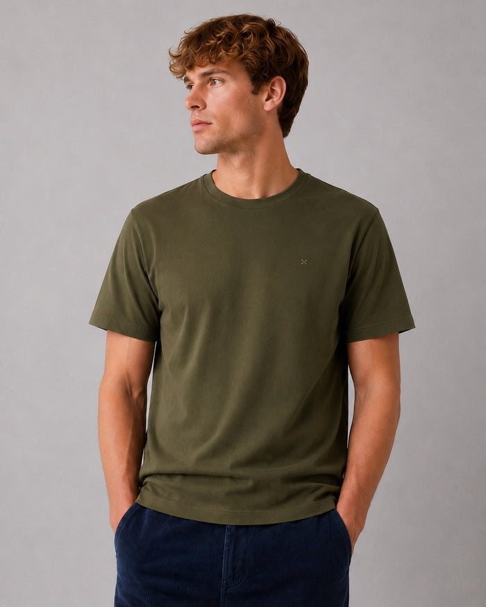 Clean Cut Copenhagen STABLE T-SHIRT T-shirts S/S Army