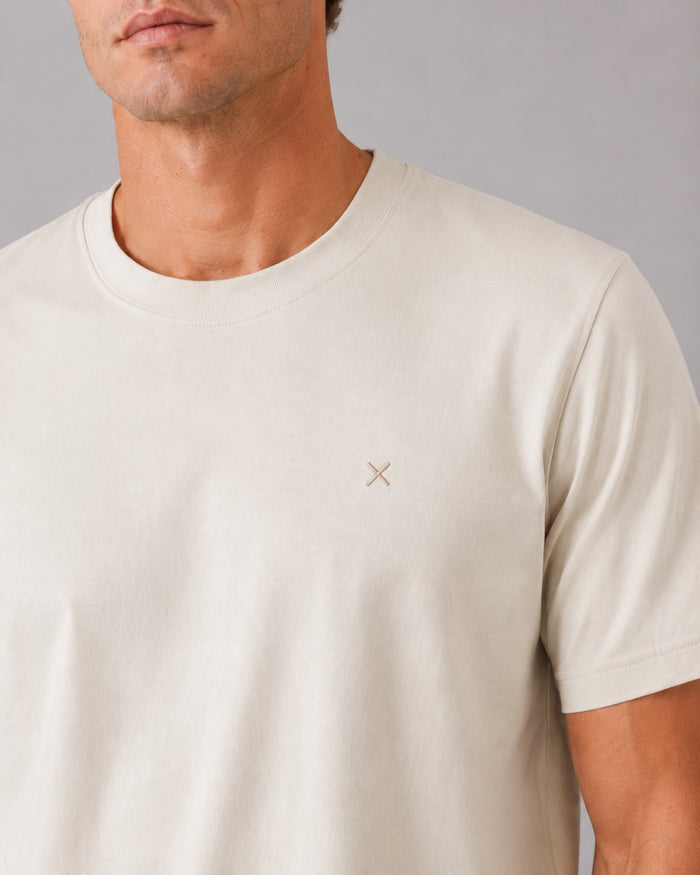 Clean Cut Copenhagen STABLE T-SHIRT T-shirts S/S Ecru
