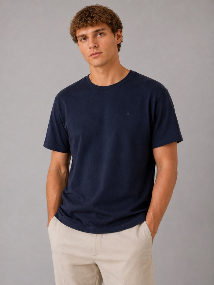 Clean Cut Copenhagen STABLE T-SHIRT T-shirts S/S Navy