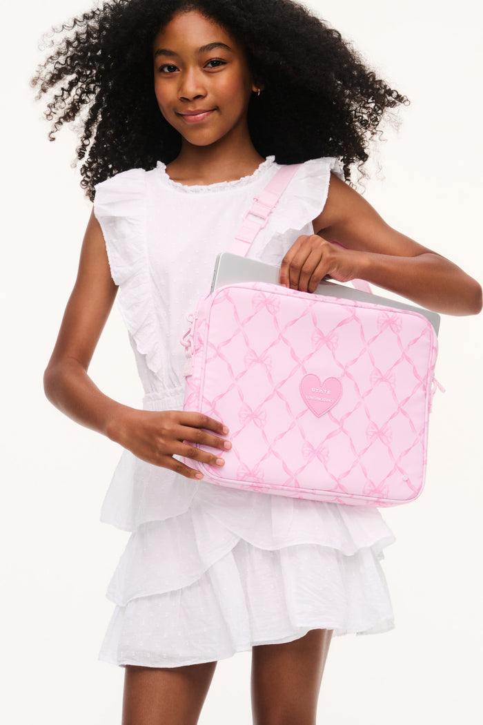 STATE x LoveShackFancy Baby Bow Allen Laptop Case