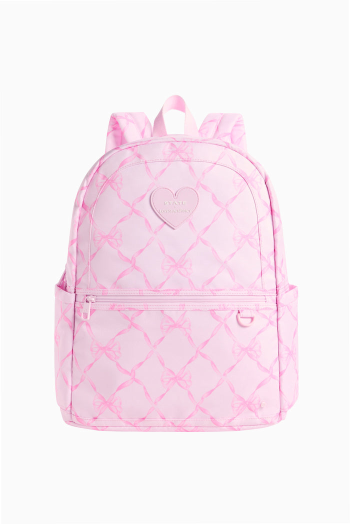 STATE x LoveShackFancy Baby Bow Kane Double Pocket Backpack