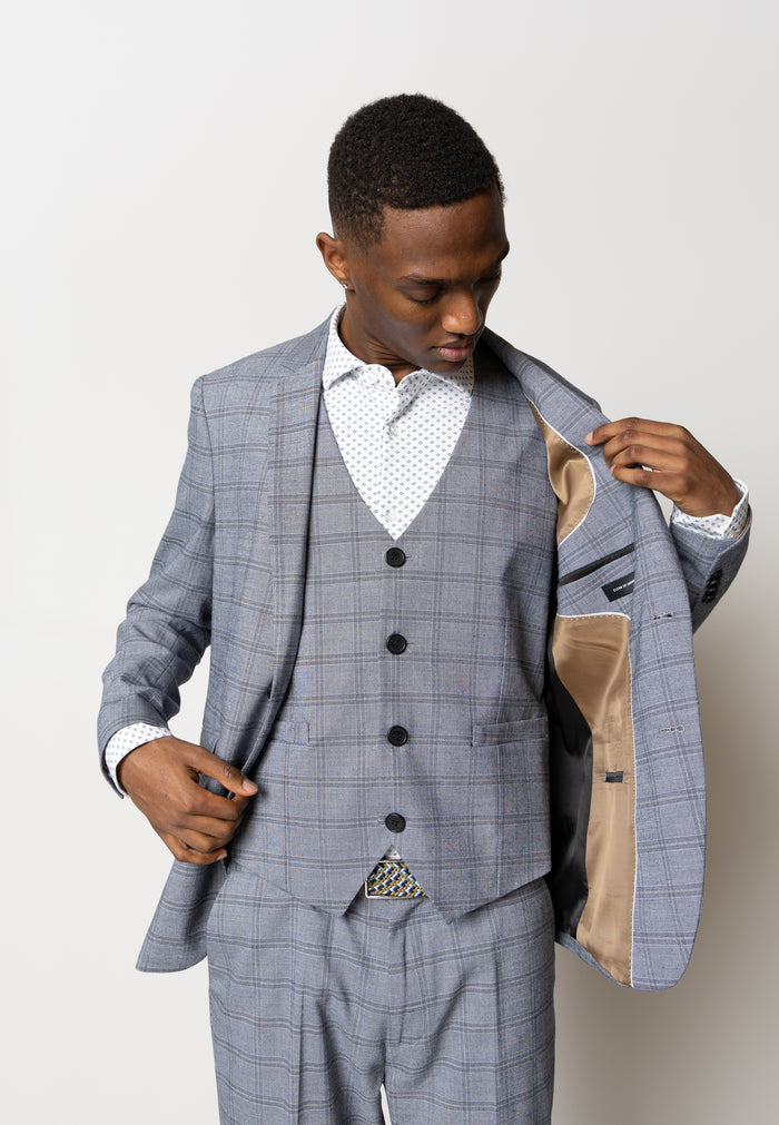 Clean Cut Copenhagen Storm XO blazer Blazere Navy/Khaki Check