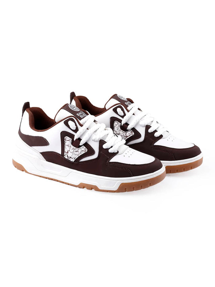 Bacca Bucci Stride Eclipse: Low-Top Flat-Sole Sneakers with Signature Thick Round Laces