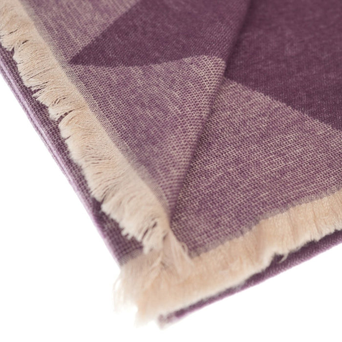 Super Soft Argyle Stole – Lightweight Luxury Wrap Scarf for Everyday Style - Heritage Of Scotland - MAUVE ORCHID/WHISPER WHITE