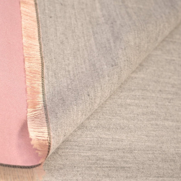 Super Soft Plain Stole – Bright Pink & Light Grey - Heritage Of Scotland - BRIGHT PINK/LIGHT GREY