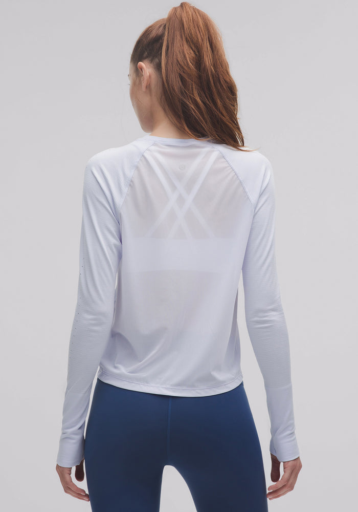 Swiftly Mesh-Back Long-Sleeve Shirt