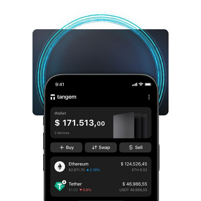 Tangem Crypto Wallet - set 3 kartice crna Stealth