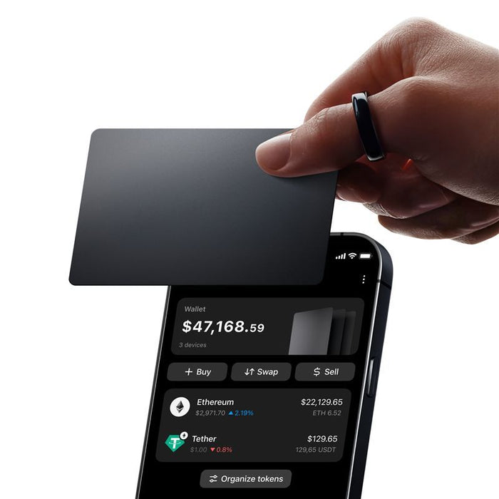 Tangem Crypto Wallet - set 3 kartice crna Stealth